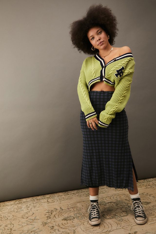 iets frans... Varsity Cropped Cardigan #1