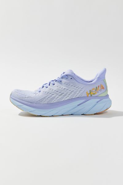 Hoka One One Clifton 8 Women's Sneaker In Baby Lavender + Smoke Green