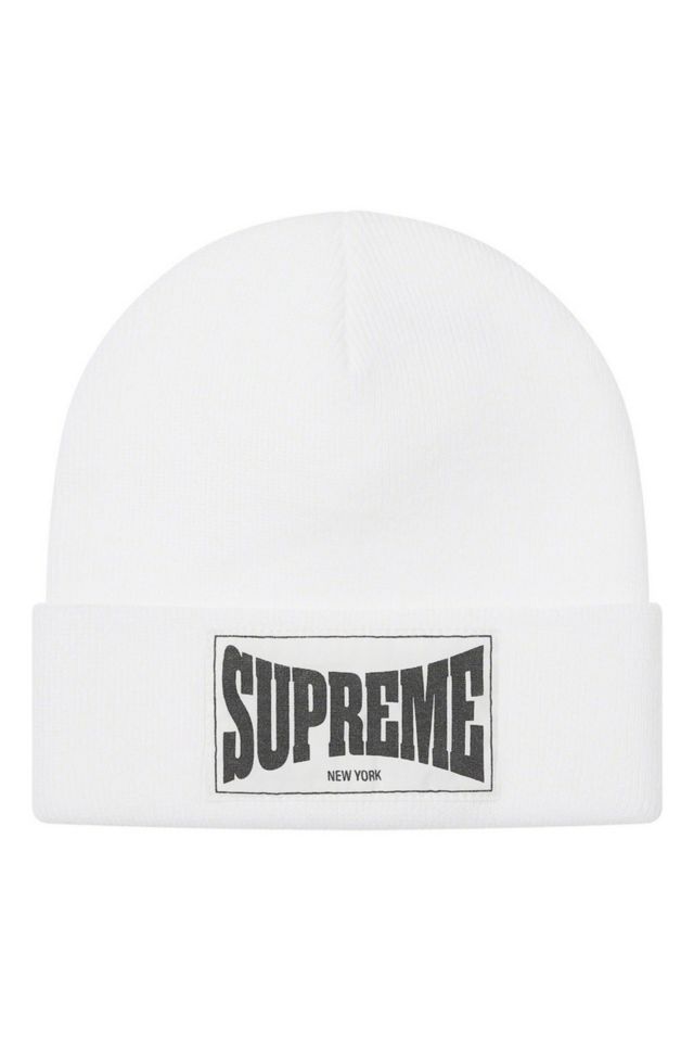 Supreme Woven Label Beanie