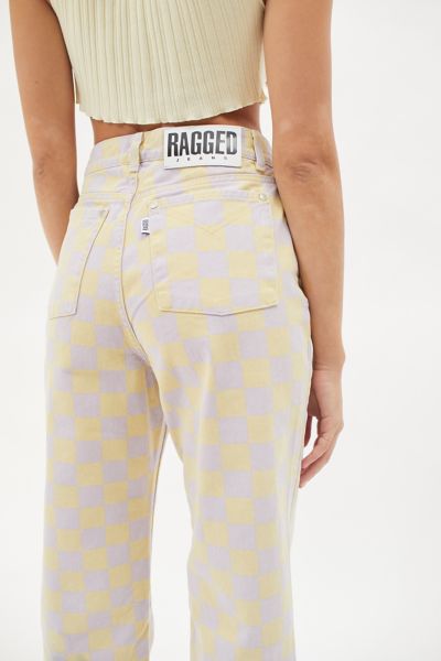 ragged priest checkered jeans