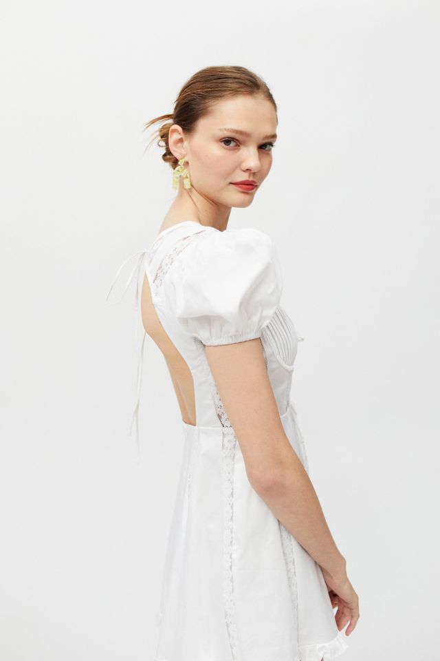 For Love & Lemons Maura Poplin Mini Dress #1