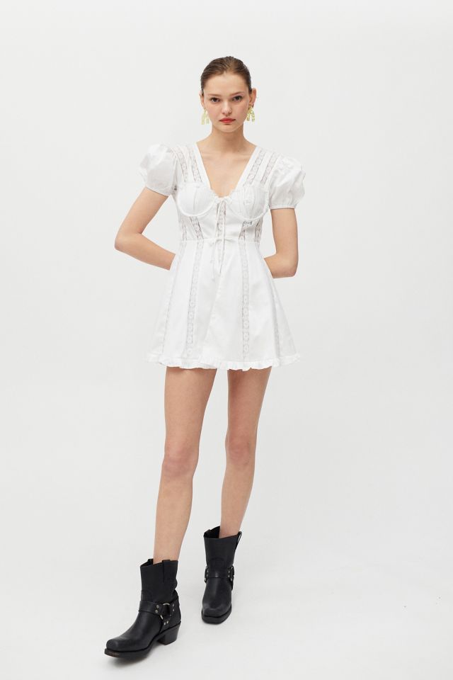 For Love & Lemons Maura Poplin Mini Dress #2