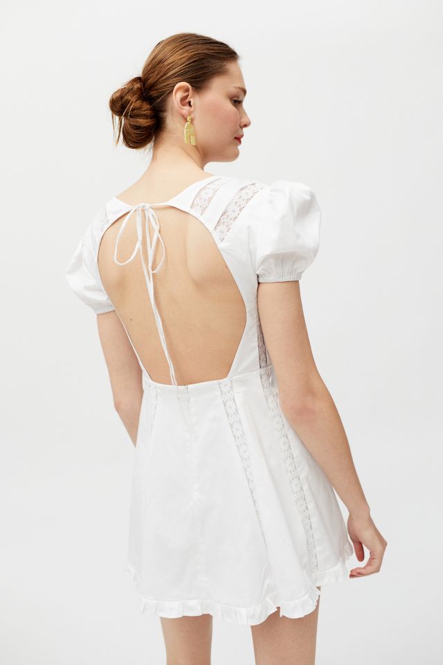 For Love & Lemons Maura Poplin Mini Dress #3