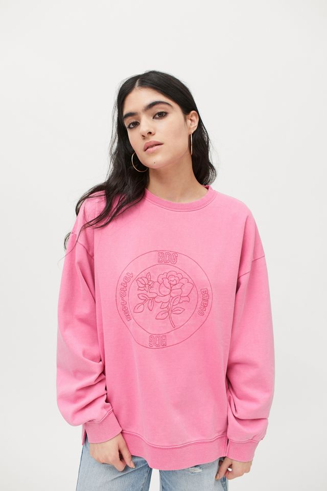 BDG Embroidered Crew Neck Sweatshirt | Urban Outfitters