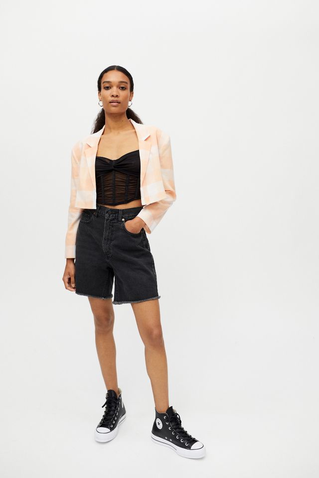 FOR LOVE outlet & LEMONS EUGENIE CROP BLAZER TOP