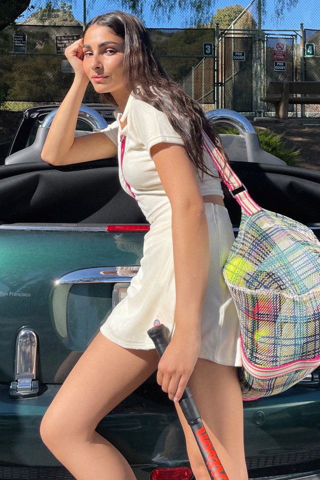 Jupe de tennis en velours Greta FILA Exclusive UO #1