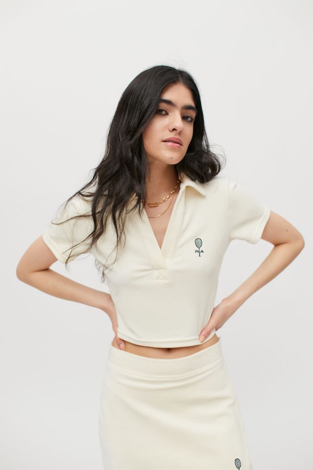 Jupe de tennis en velours Greta FILA Exclusive UO #2