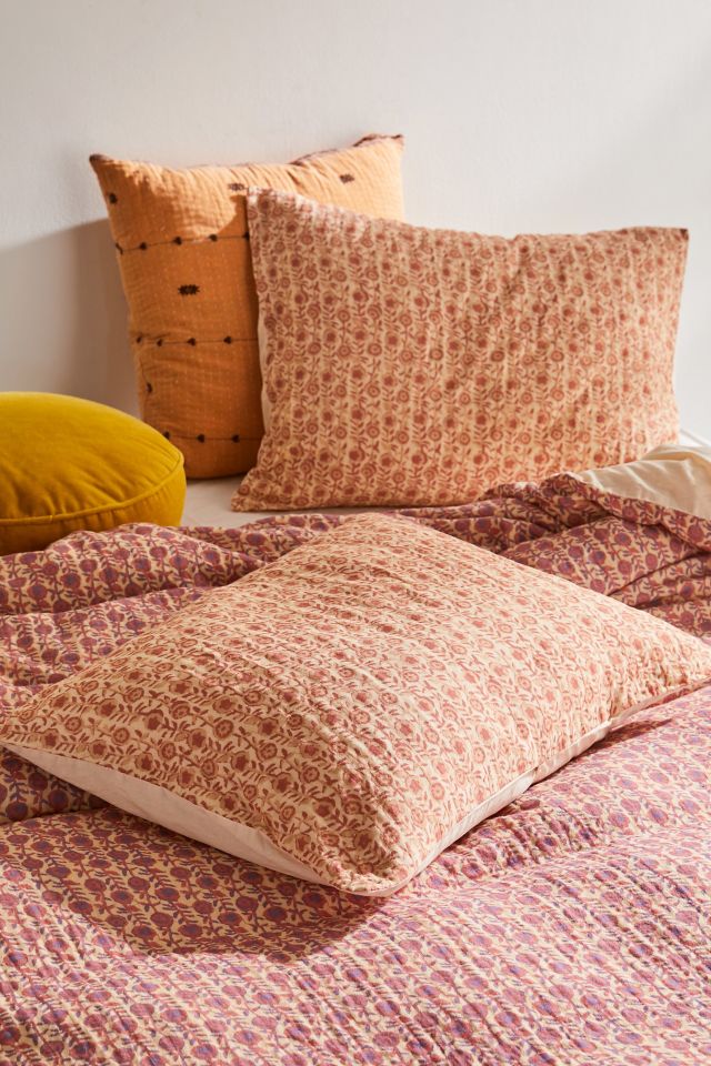 Twyla Floral Cozy Crinkle Sham Set #1