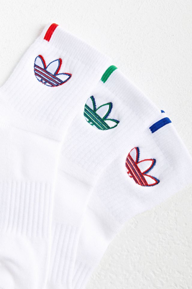 adidas Originals Courtside Quarter Sock 3-Pack | Urban Outfitters
