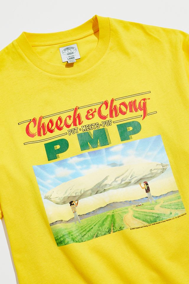 Pot Meets Pop X Cheech & Chong Greatest Hits Tee | Urban Outfitters Canada