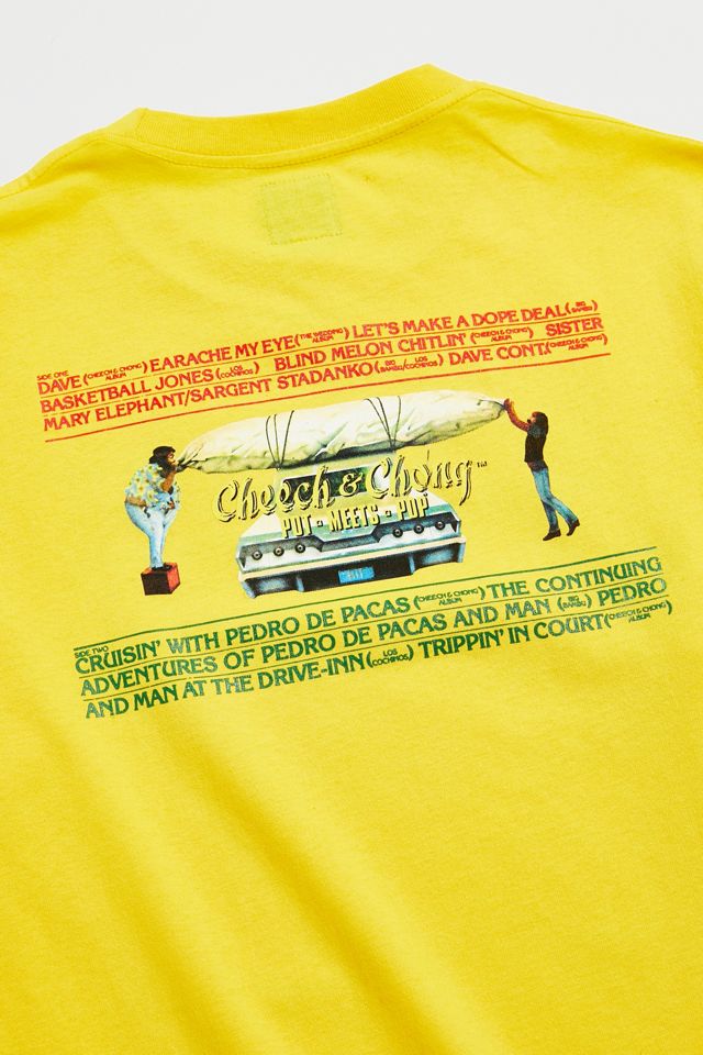 Pot Meets Pop X Cheech & Chong Greatest Hits Tee | Urban Outfitters Canada