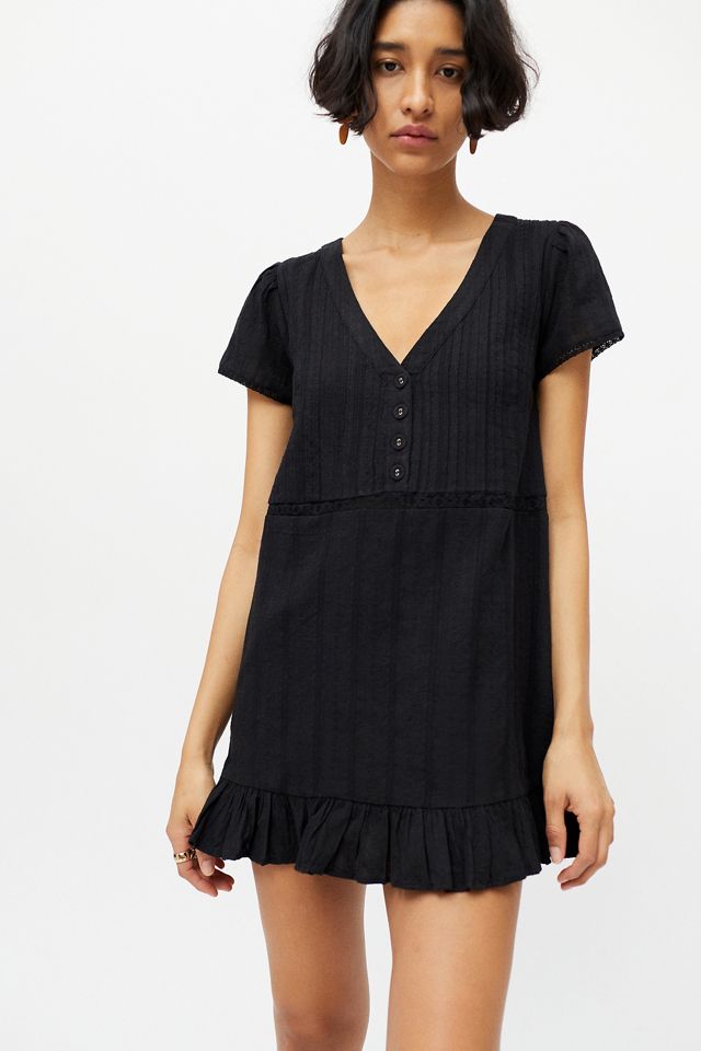 UO Bria Pleated Frock Dress | Urban Outfitters