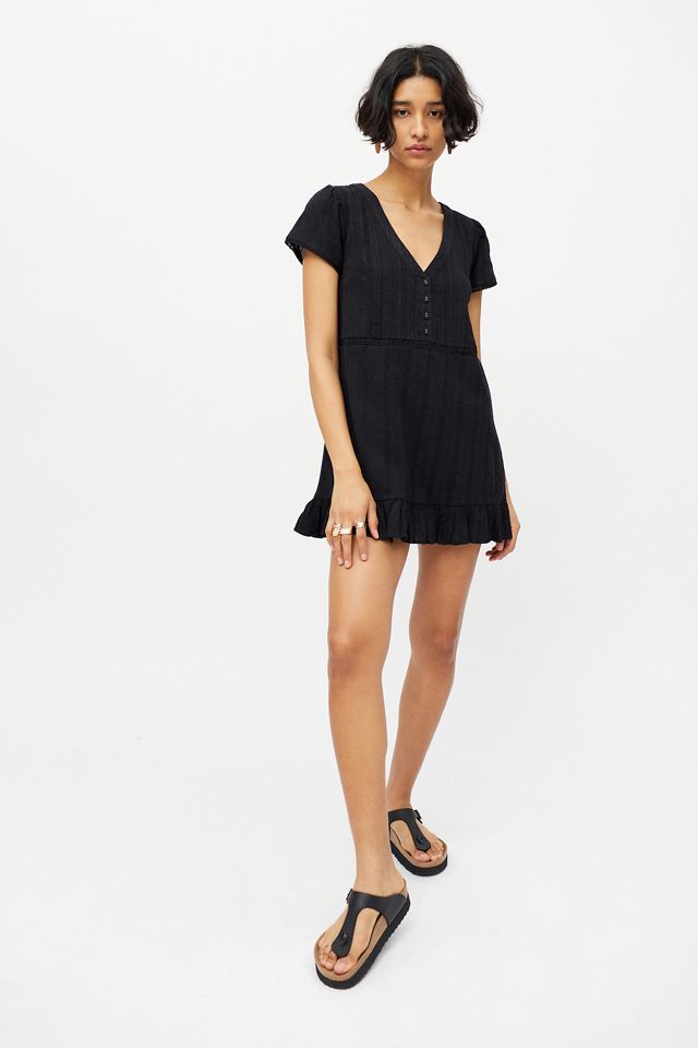 open lace back dress GUESS Women's Eco Sleeveless Bria Dress, Jet Black at Amazon Women's  Clothing store main image 1