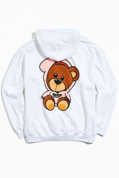 Justin Bieber UO Exclusive Teddy Bear Hoodie Sweatshirt | Urban Outfitters