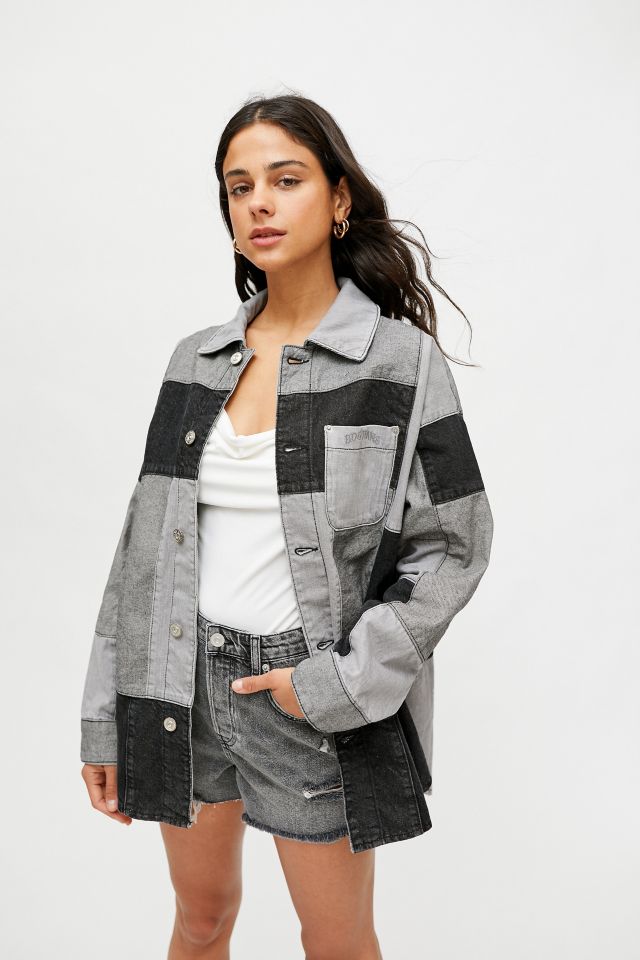 BDG Patchwork Denim Shirt Jacket #3