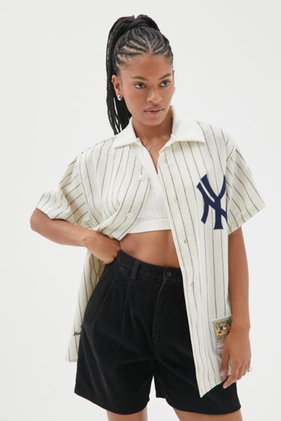 Mens New York Yankees Mickey Mantle Mitchell & Ness Cream MLB Authentic  Jersey