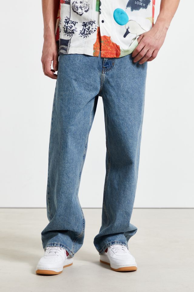 Lightly Washed Relaxed Fit Jeans