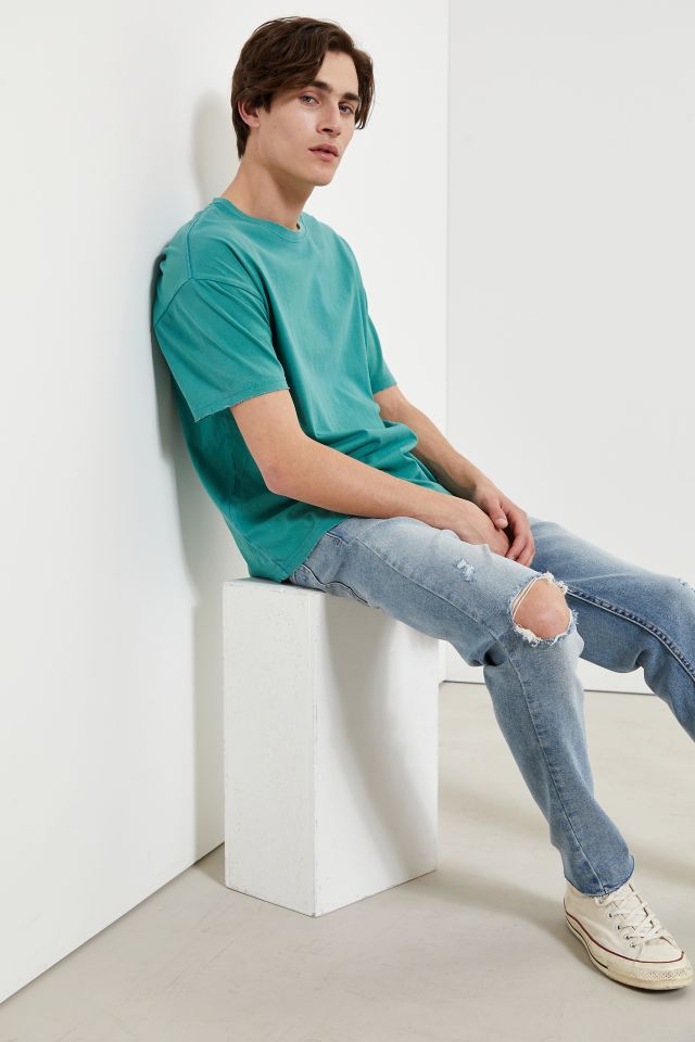 Jean Skinny BDG – Délavé Clair Détruit #3