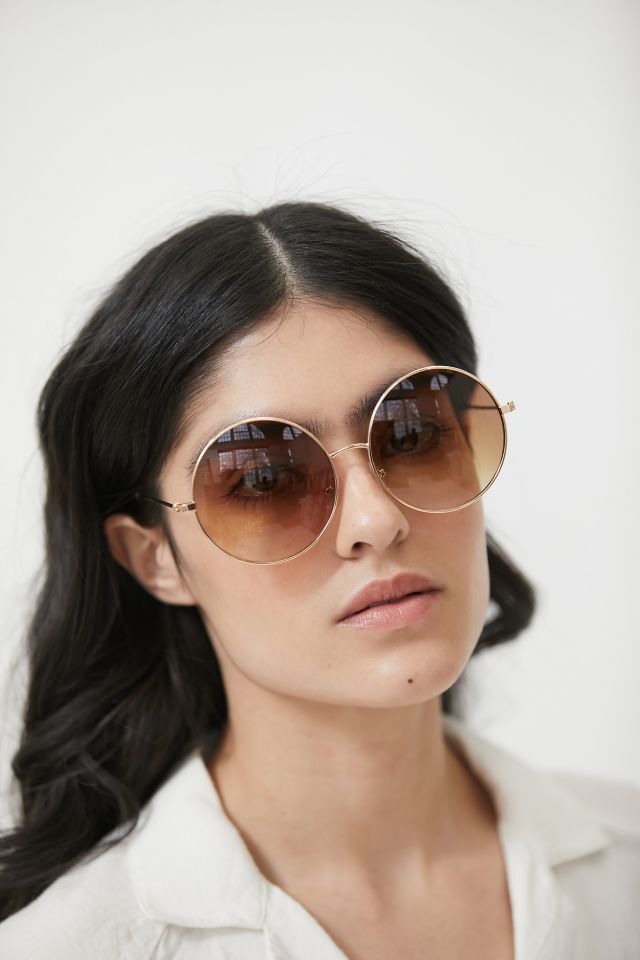 Chandler Metal Round Sunglasses