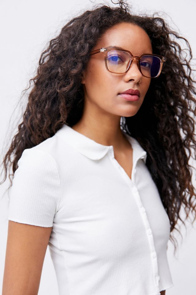 Luis Square Blue Light Glasses #1