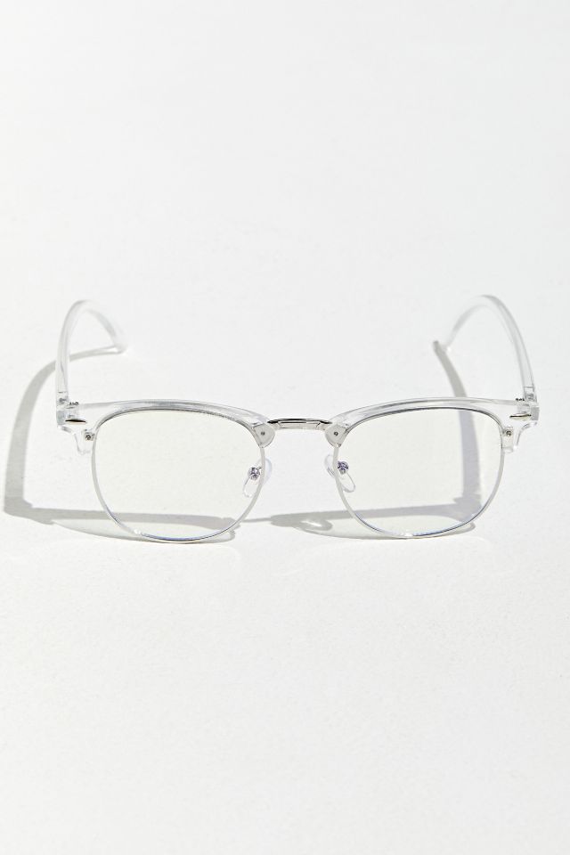 Clark Half-Frame Blue Light Glasses #1
