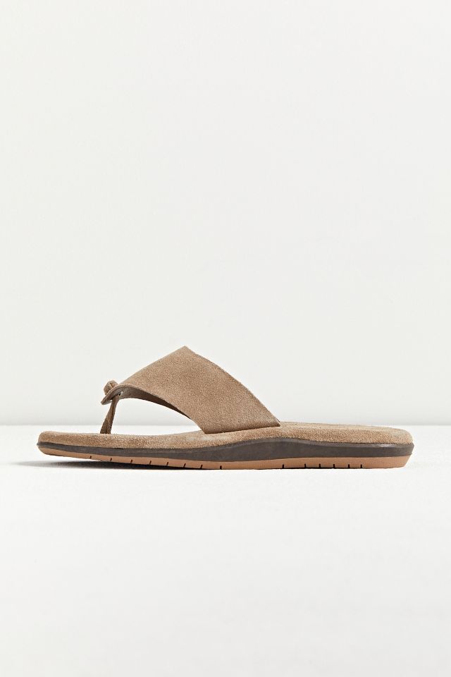 Suede discount thong sandals