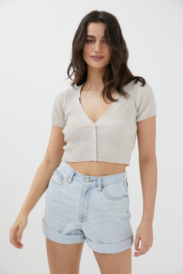 Zara High-waisted shorts + Urban Outfitters Crop Top – Filthy Chic Blog