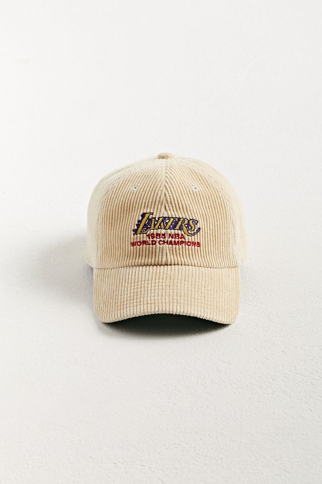 Mitchell & Ness Los Angeles Lakers Corduroy Baseball Hat Urban