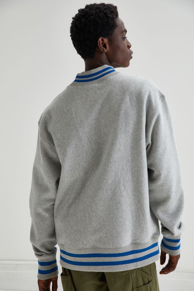 Champion Tipped Mock Neck Sweatshirt