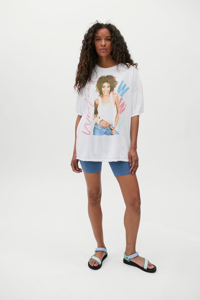 Whitney Houston Photo T-Shirt Dress #3