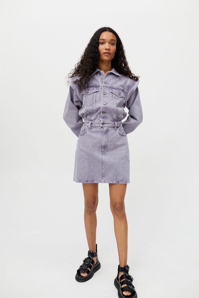 AGOLDE Reyna Extended Shoulder Dress | Urban Outfitters