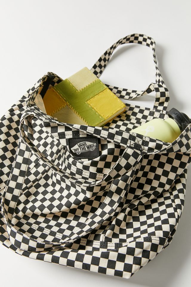 VANS Tell All Checkered Zip Tote VN0A5I1K705 - Karmaloop
