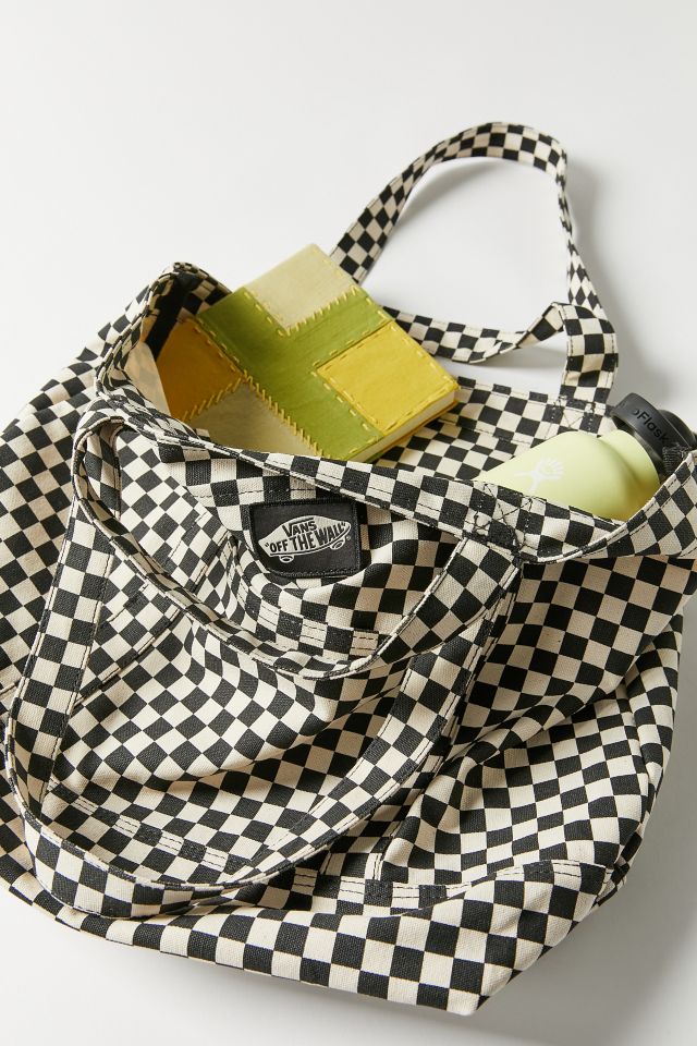 Vans Checkered Tote Bag in Black for Men