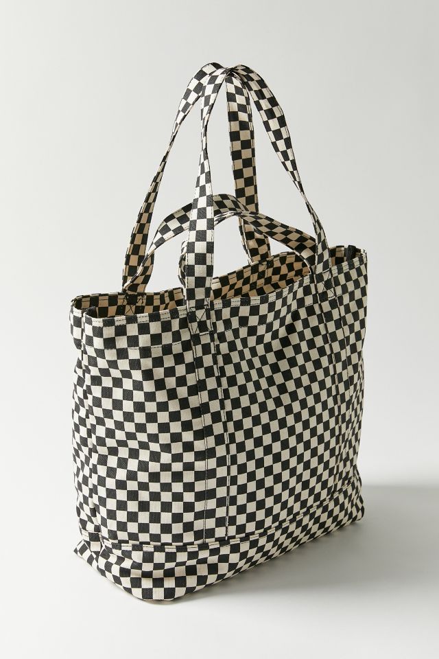 VANS Tell All Checkered Zip Tote VN0A5I1K705 - Karmaloop