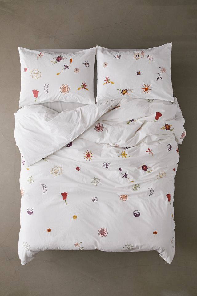 Grace Embroidered Duvet Cover Urban Outfitters