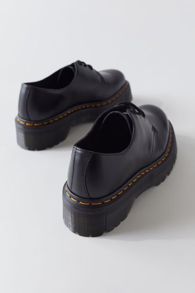 Dr. Martens Women's 1461 Quad Smooth Leather Platform Oxford