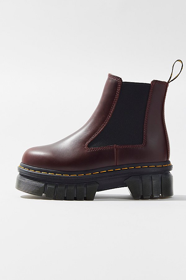 Dr. Martens' Audrick Leather Platform Chelsea Boot In Charro