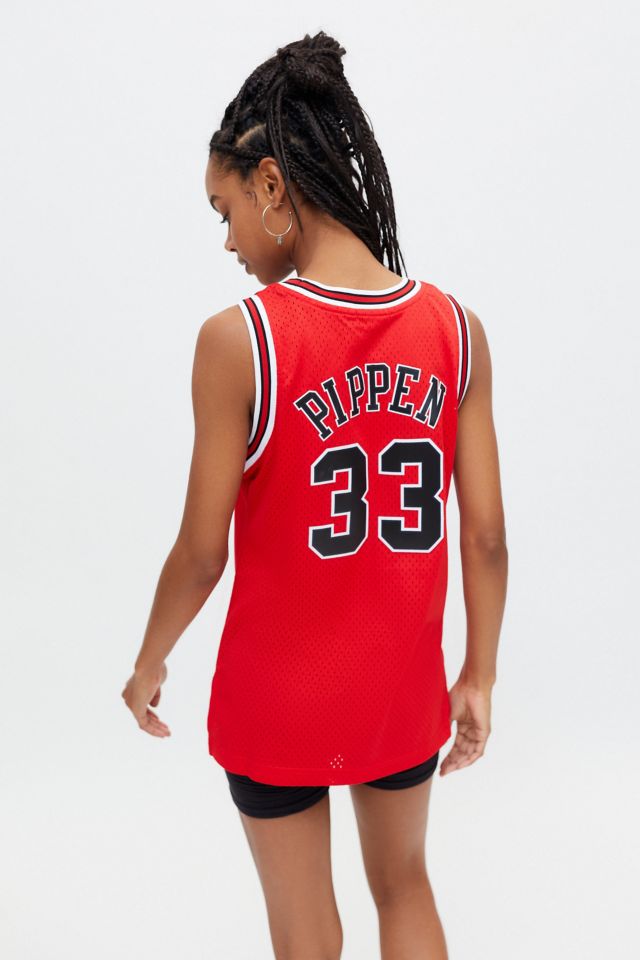Mitchell＆Ness　BULLS　PIPPEN　タンクトップ　リバーシブル Tank top Chicago bulls - scottie pippen White Mitchell
