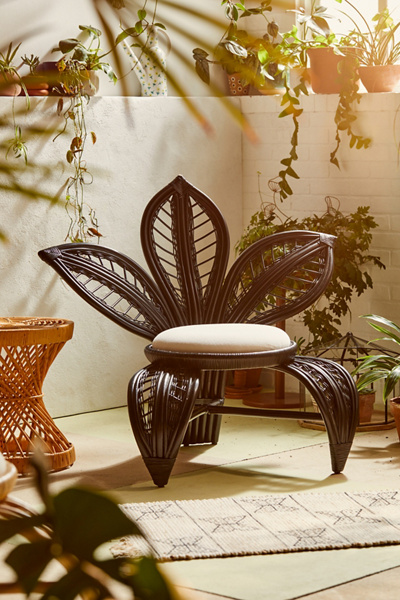 Arya Boho Rattan Chair | Urban Outfitters