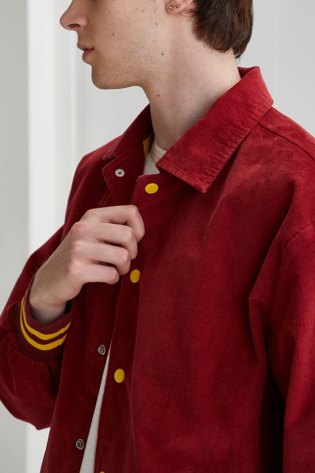 Levi'S Varsity Jacket With Collar In Red/Cream Colourblock के लिए पुरुषों  के लिए