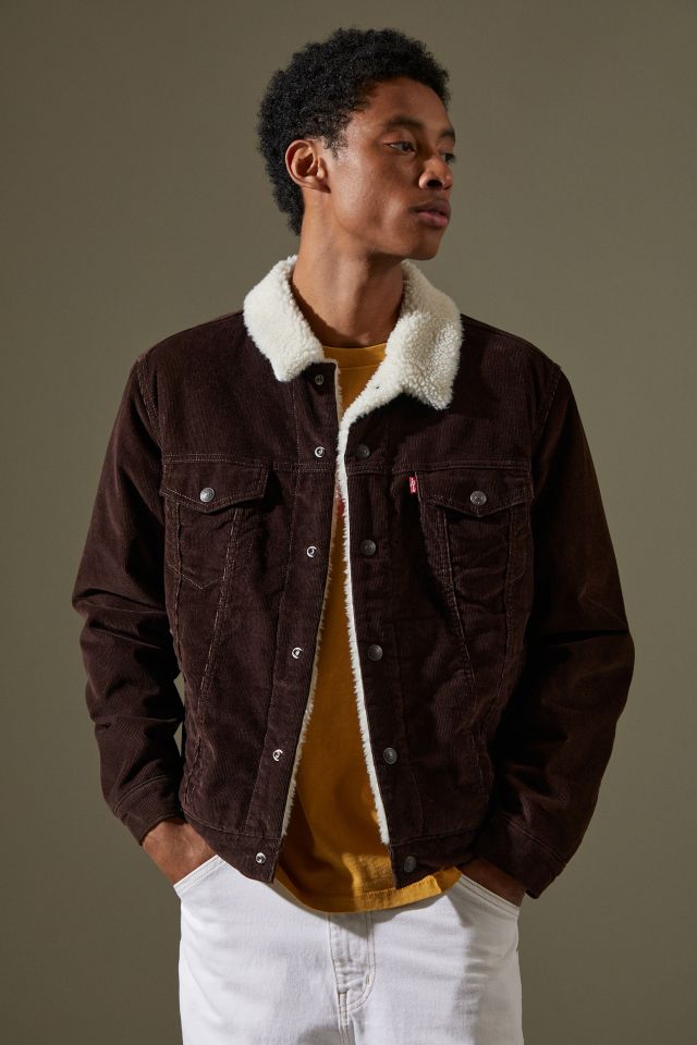 Levi's Type 3 Sherpa Cord Jacket | Urban Outfitters