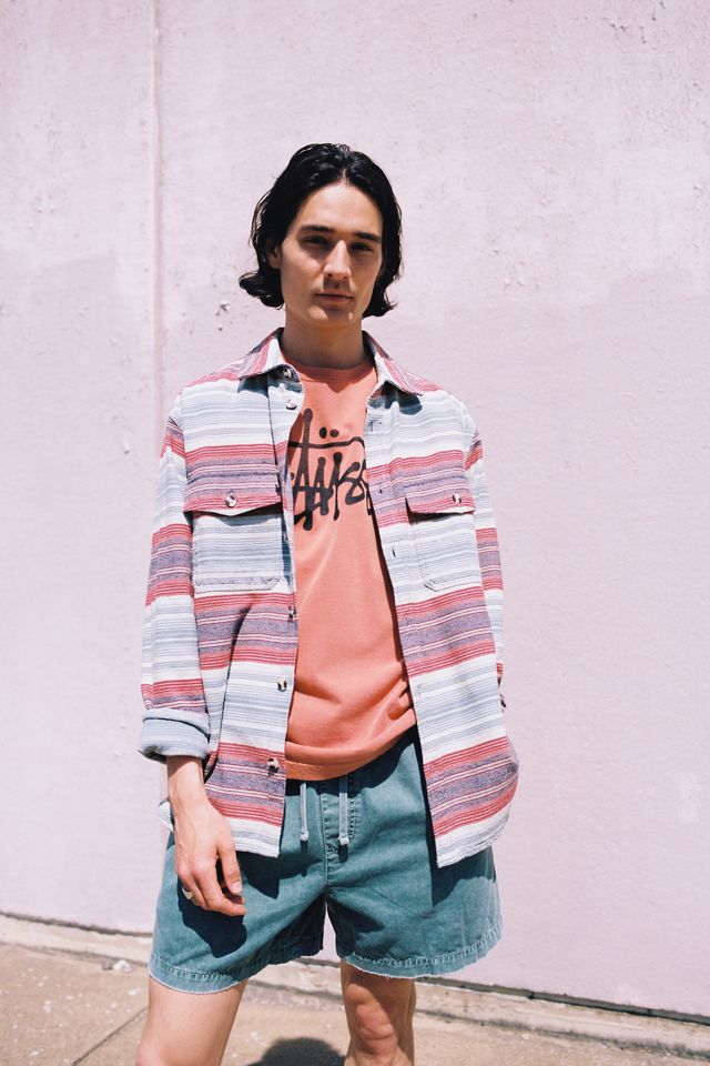 BDG Blanket Stripe Overshirt Urban Outfitters Canada