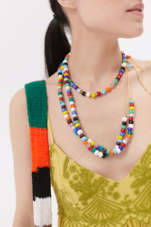 Cloverpost Euphoria Beaded Necklace