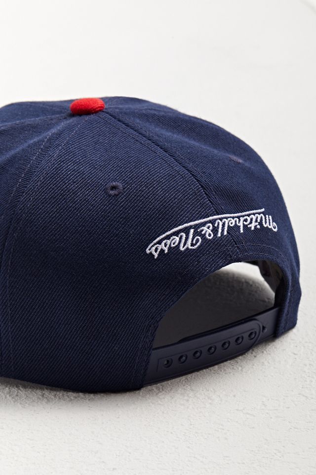 Casquette de baseball avec logo inversé des Rockets de Houston Mitchell & Ness #3