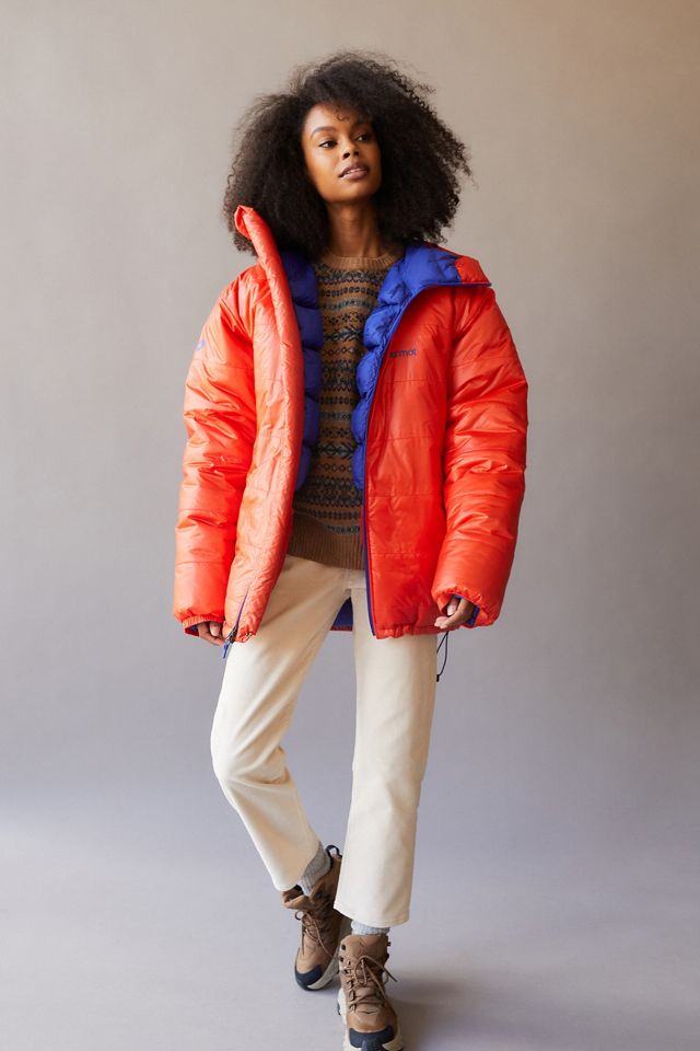 ジャケット・アウター Marmot down parka red orange 750-dD Marmot