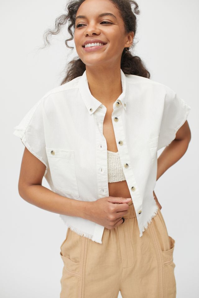 BDG Short Sleeve Button-Down Shirt #4