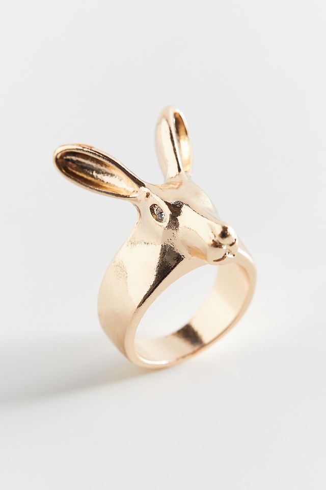 Rabbit Statement Ring | Urban Outfitters
