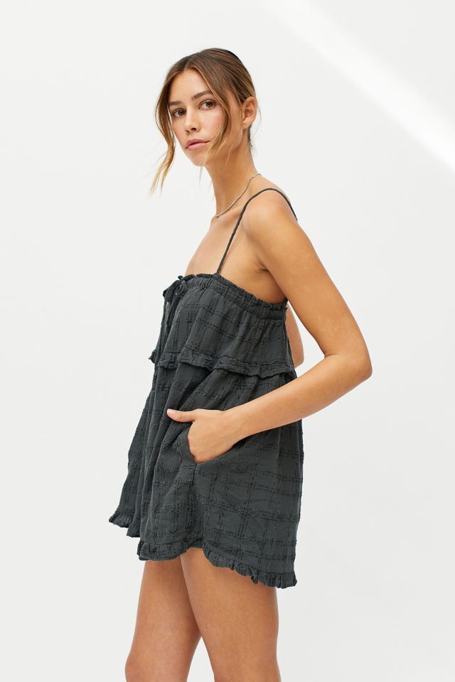 UO Ruffle Me Up Romper #4