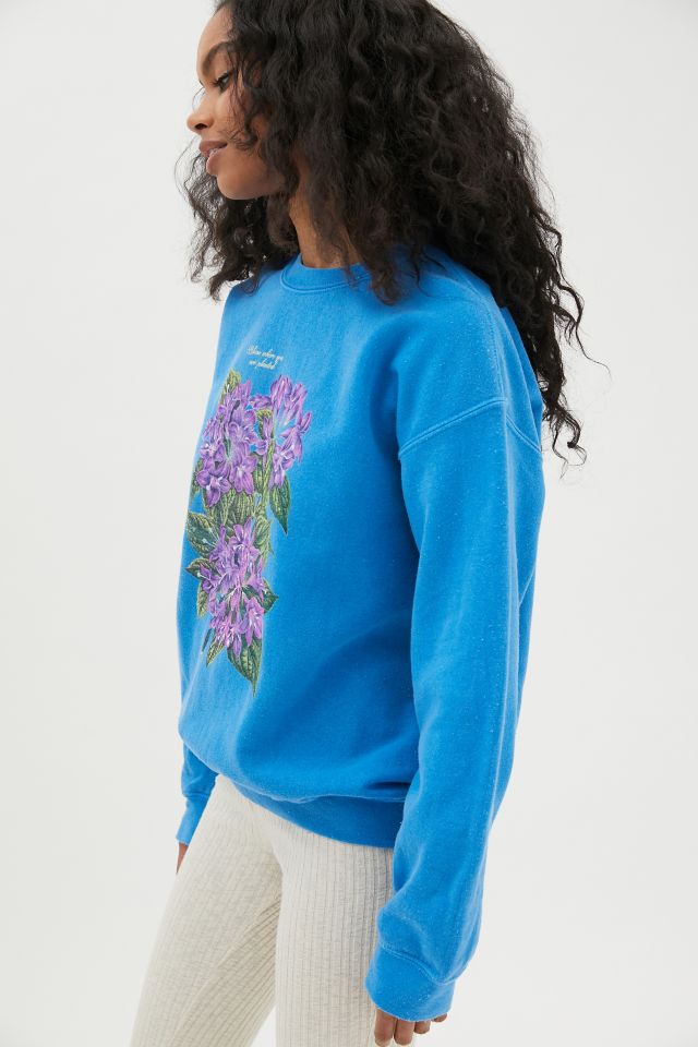 Grow Where You Are Floral Crew Neck Sweatshirt #1