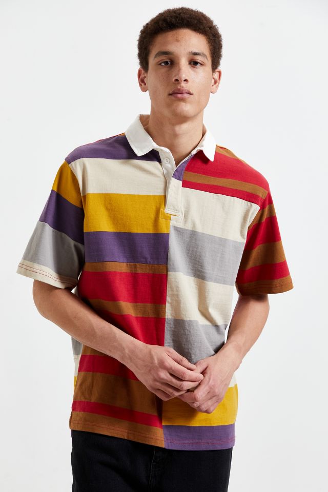 UO Spliced Rugby Shirt | Urban Outfitters